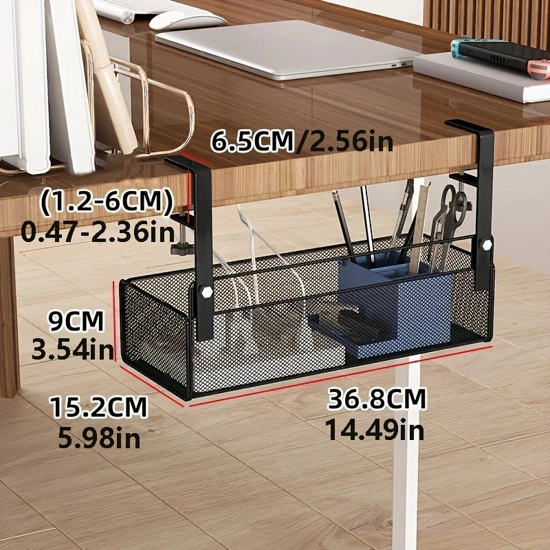 Under Table Storage Rack