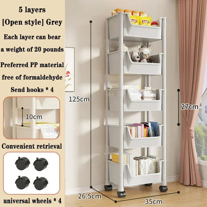 Trolley Bookshelf Storage